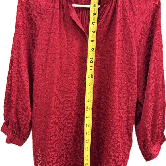 Anthropologie Women’s Top Semi Sheer - Picture 3 of 5